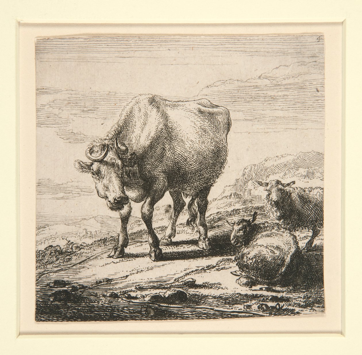 Le troupeau de vaches, avec la laitière - Nicolaes Berchem