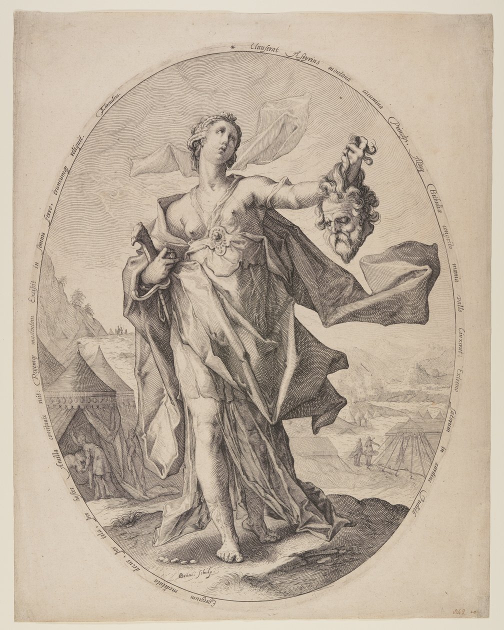 Judith avec la tête d