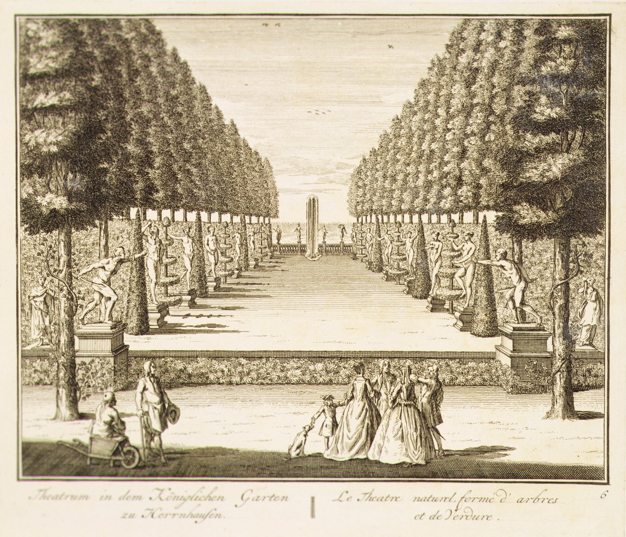 Théâtre naturel des arbres et des haies - Nicolaes Jansz  Visscher