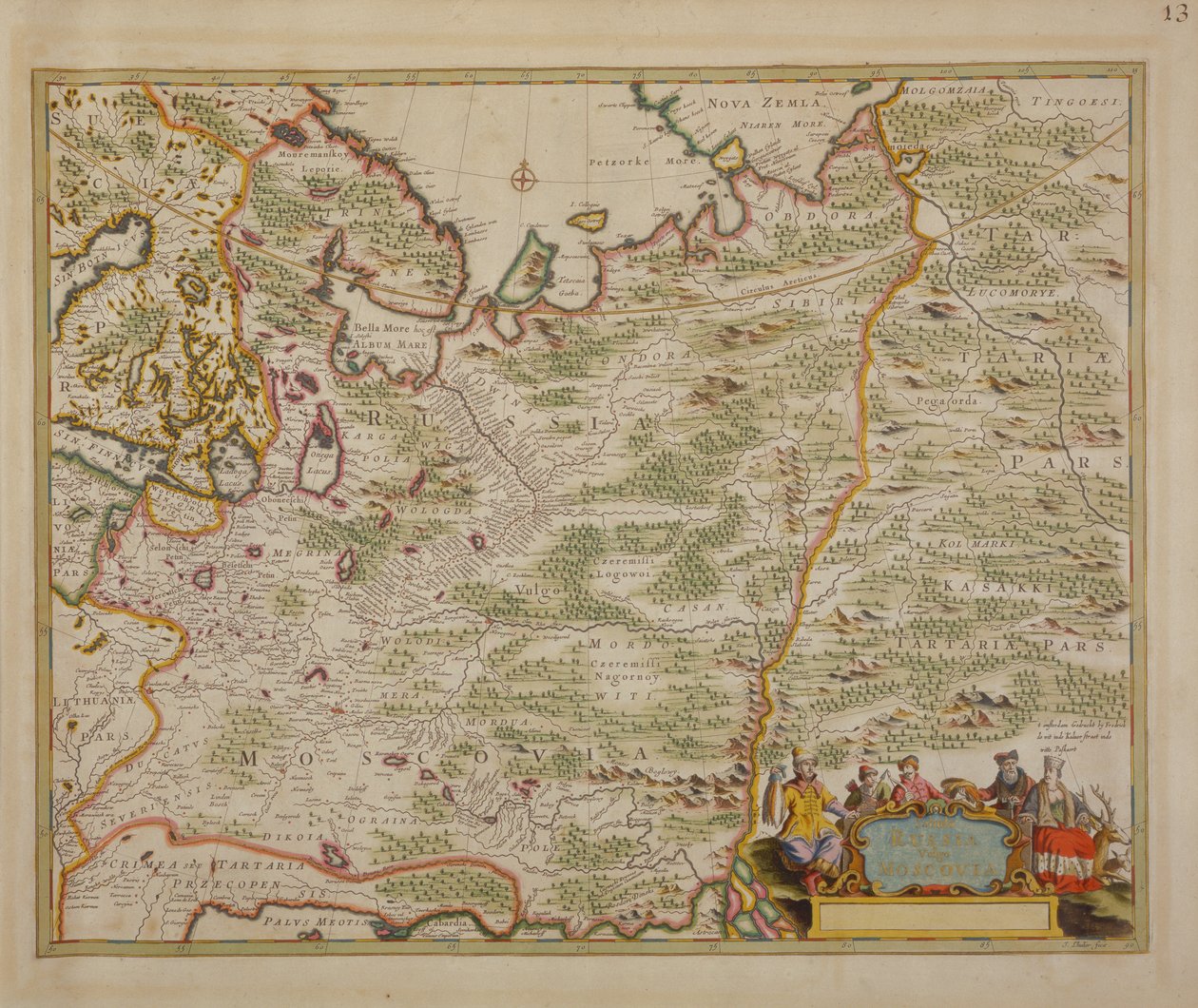 Carte de la Russie et de l