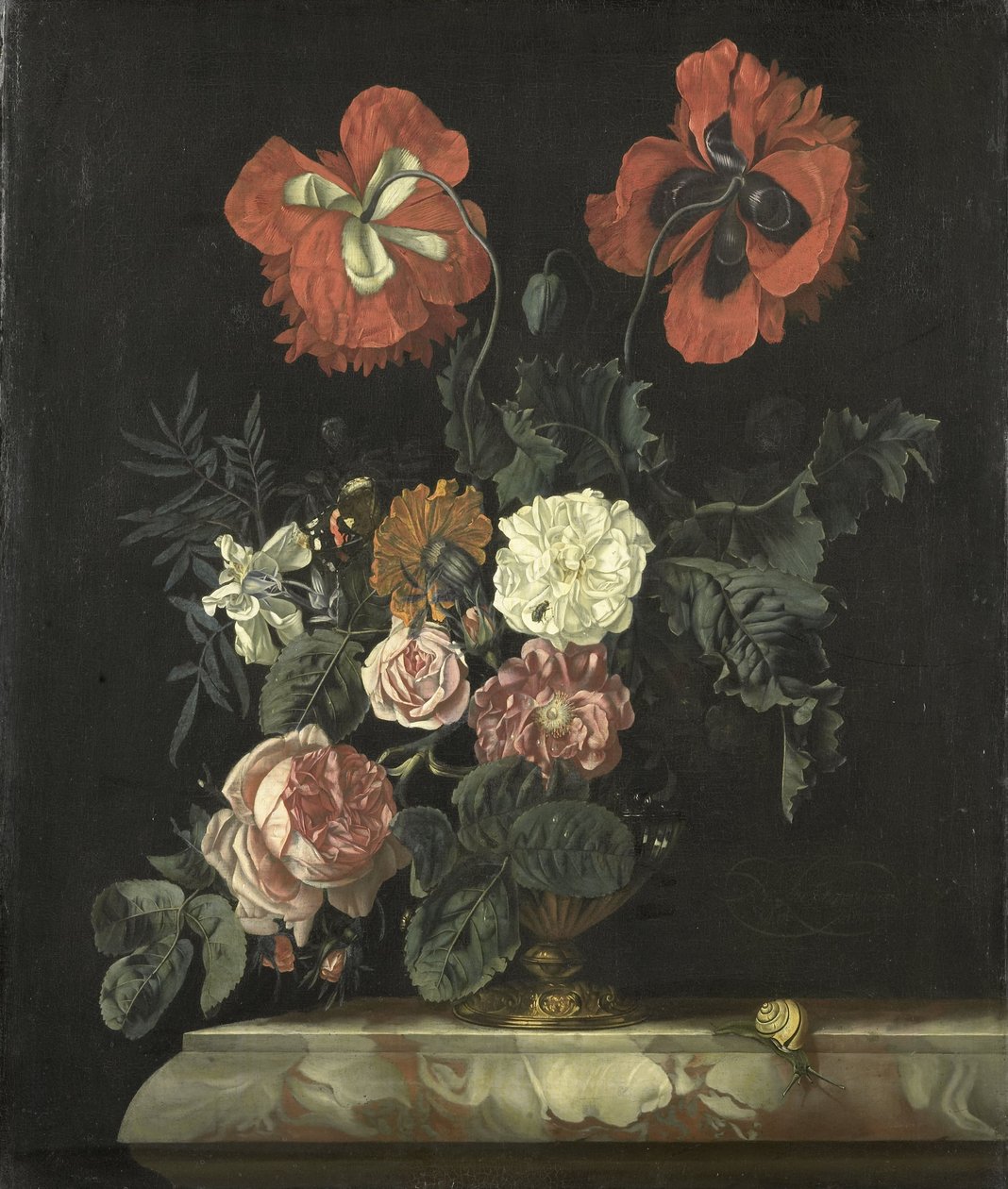 Nature morte aux fleurs - Nicolaes Lachtropius