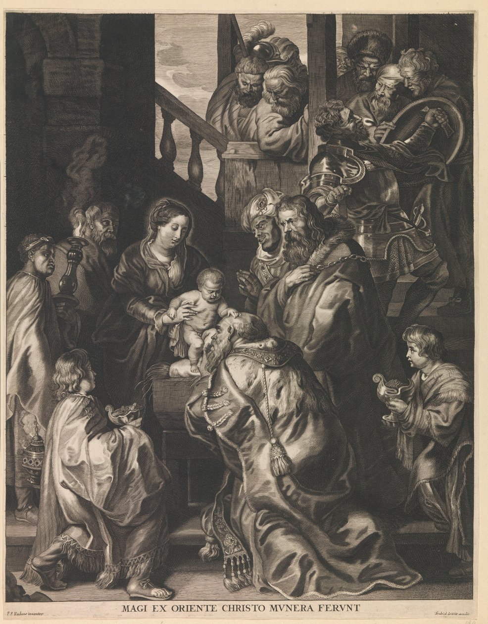 Adoration des mages - Nicolaes Lauwers