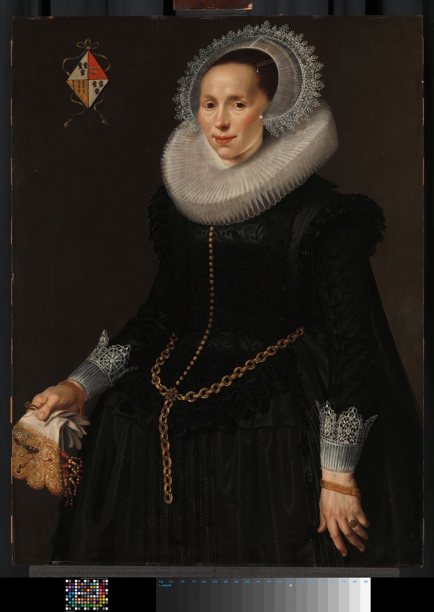 Portrait of Johanna le Maire - Nicolaes Pickenoy Pickenoy