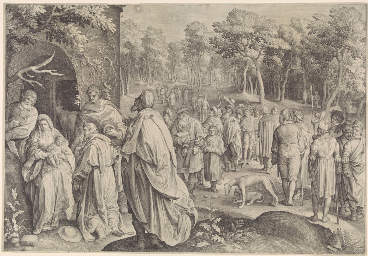 Adoration des mages - Nicolaes de Bruyn