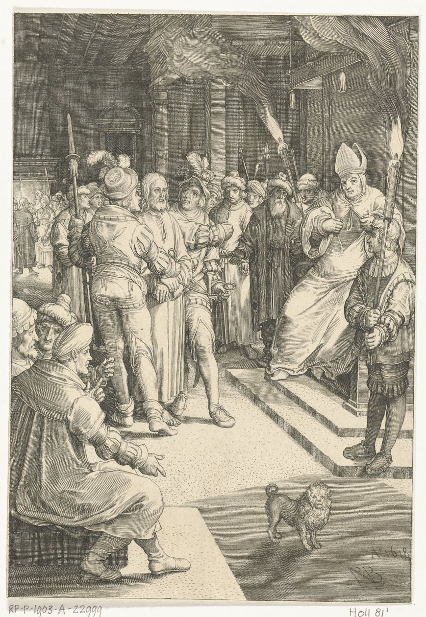 Christ devant Caïphe - Nicolaes de Bruyn