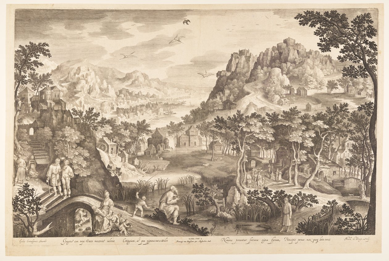 Osée et la prostituée Gomer - Nicolaes de Bruyn