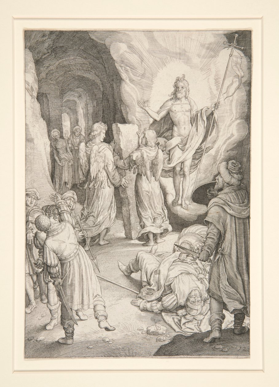 La Résurrection (Série de la Passion) - Nicolaes de Bruyn