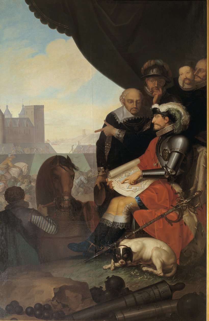 Frédéric II construit le château de Kronborg à Elsinore - Nicolai Abildgaard