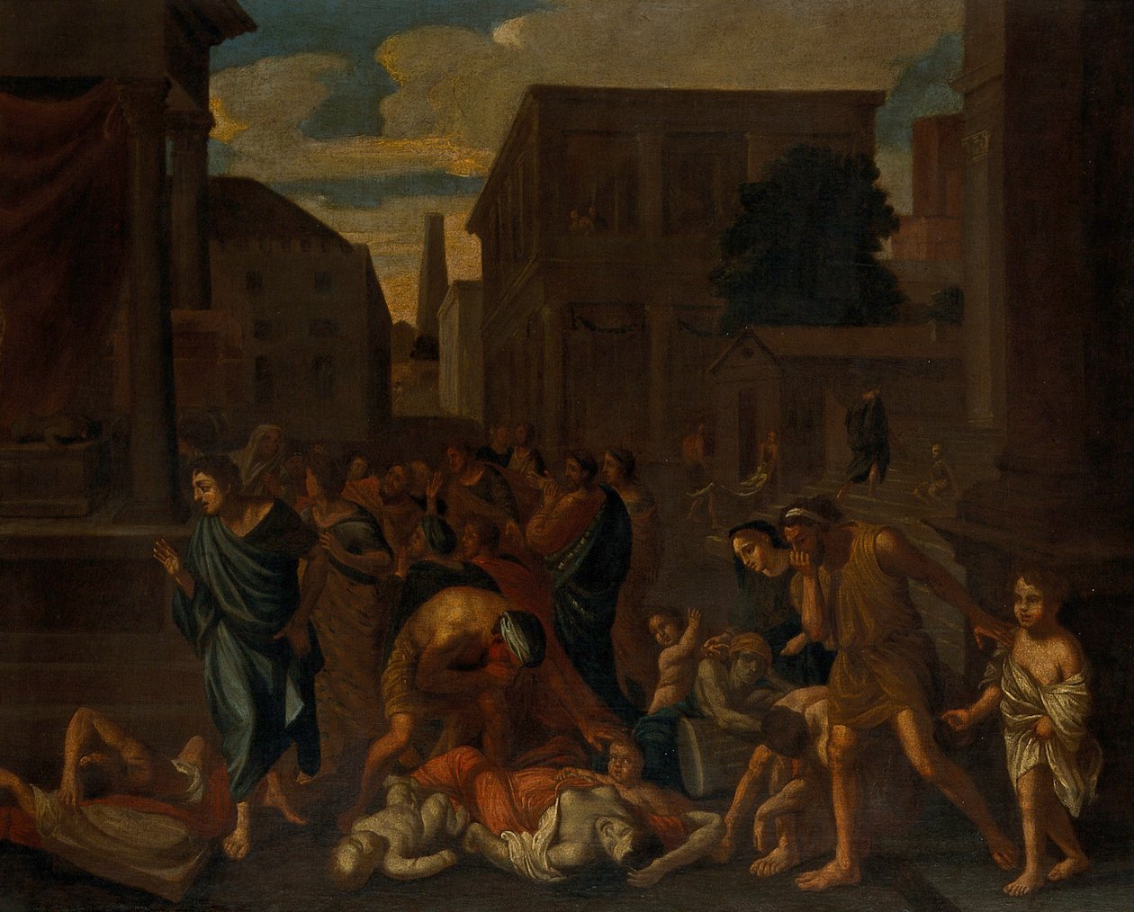La peste des Philistins à Ashdod - Nicolas Poussin