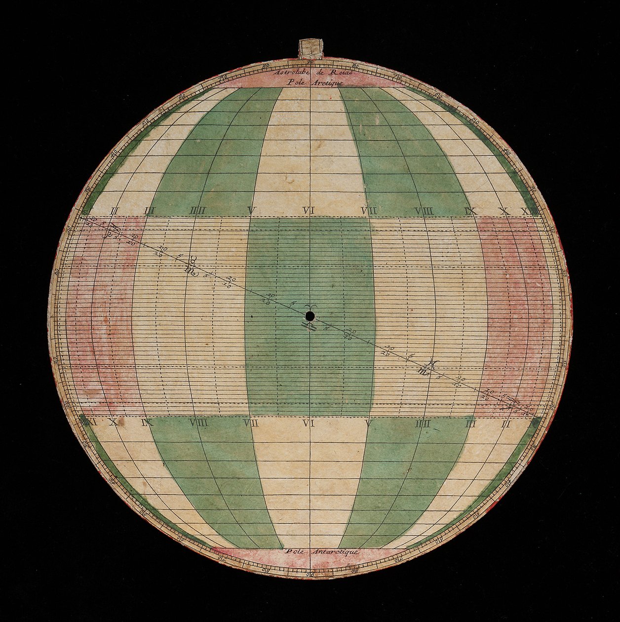 Astrolabe, détail d