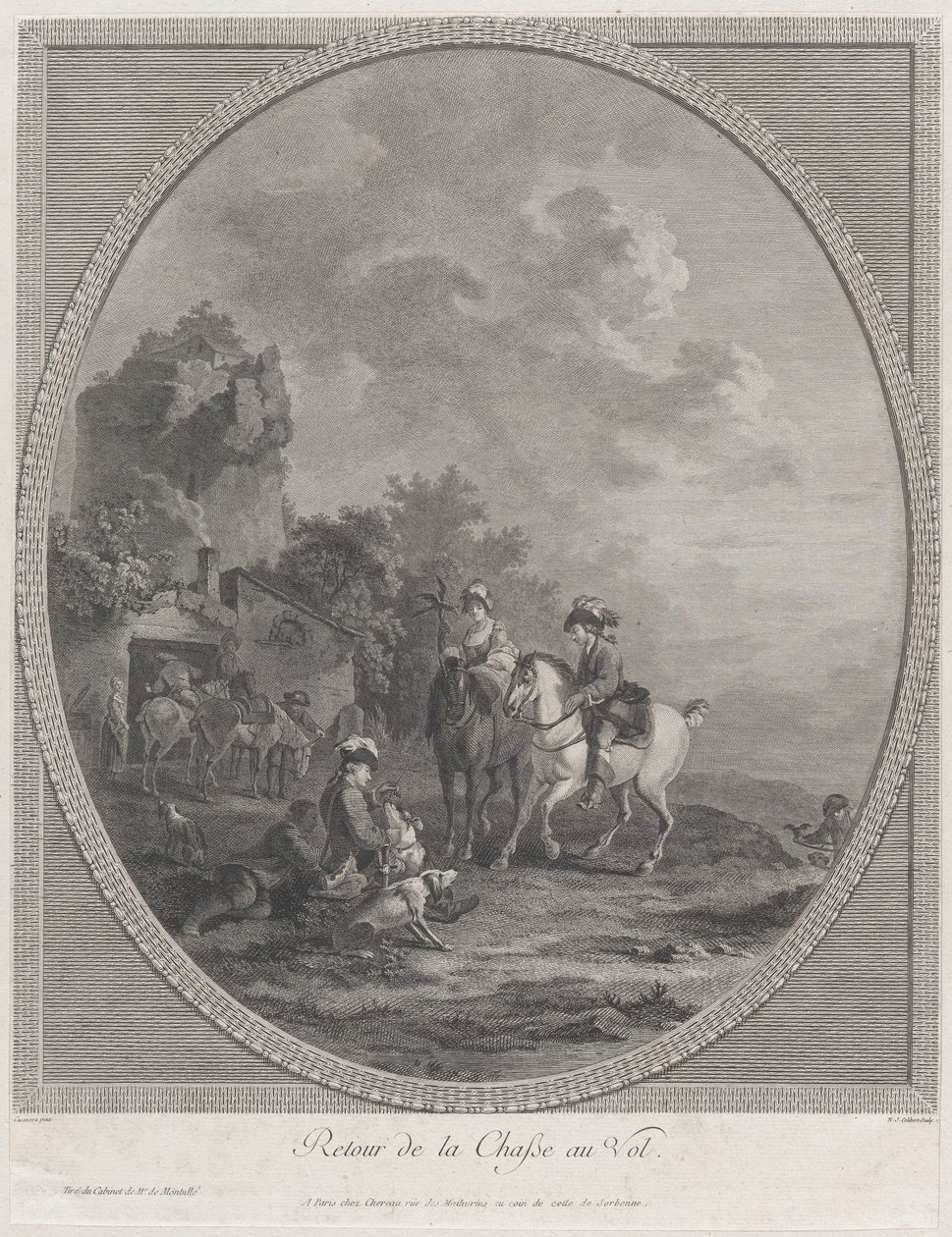 Retour de la chasse au gibier, 1786 - Nicolas Colibert