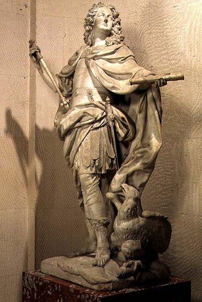 Louis XV de France (1710-74) en Jupiter - Nicolas Coustou