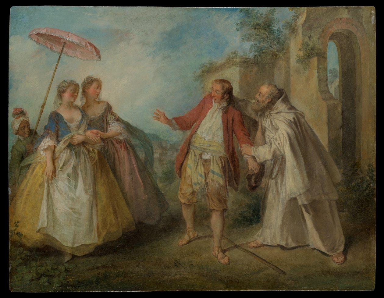 Les oies de frère Philippe - Nicolas Lancret