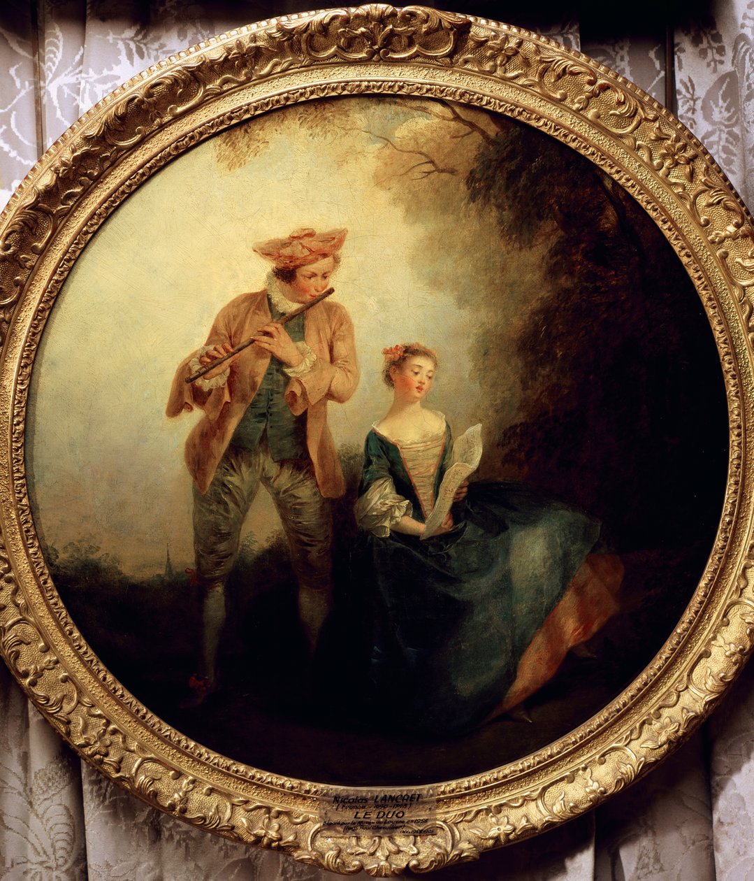 Duo, par Nicolas Lancret (1690-1743) - Nicolas Lancret