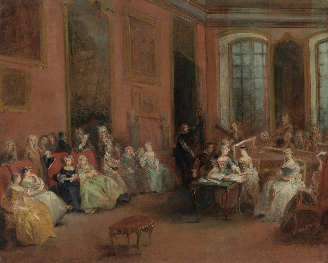Concert au salon - Nicolas Lancret