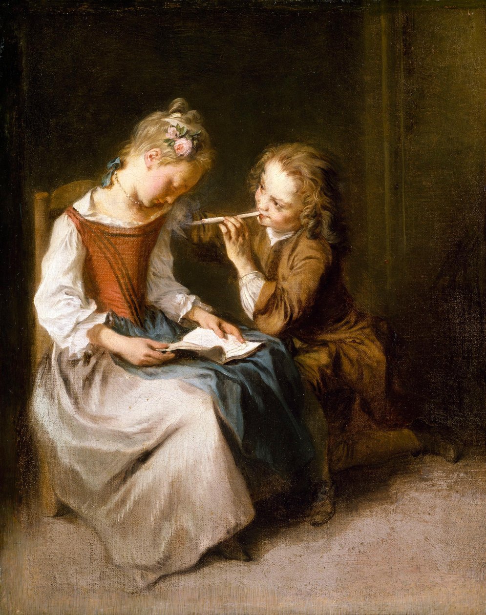 La Malice - Nicolas Lancret