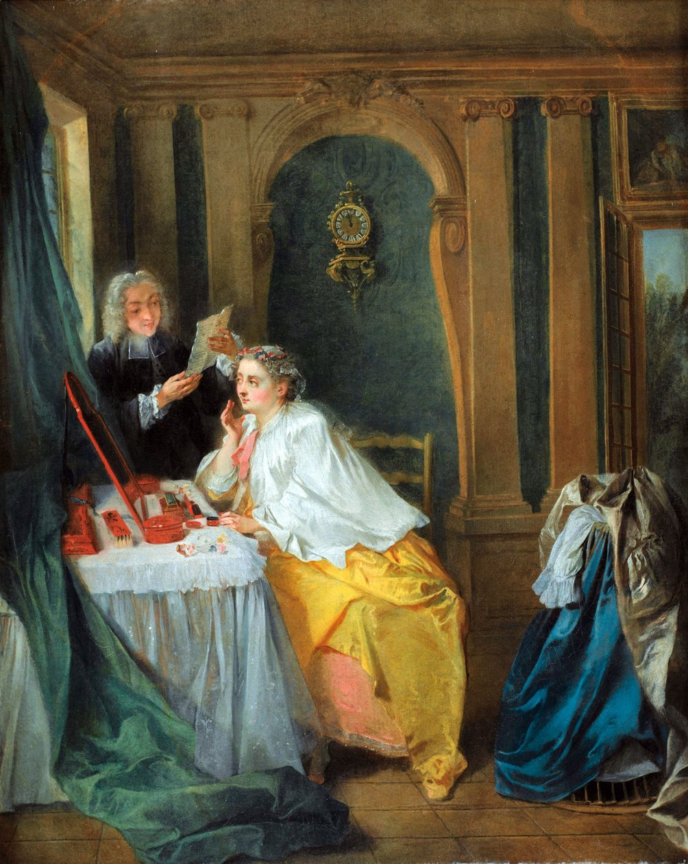 Madame Geoffrin - Nicolas Lancret