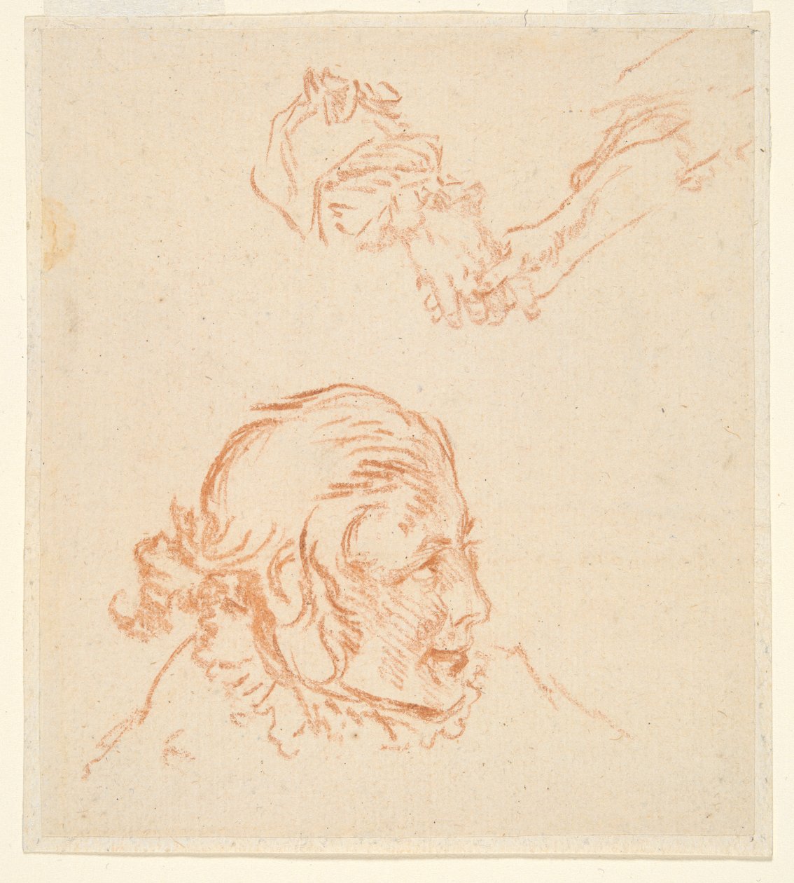 Deux études : Portrait d