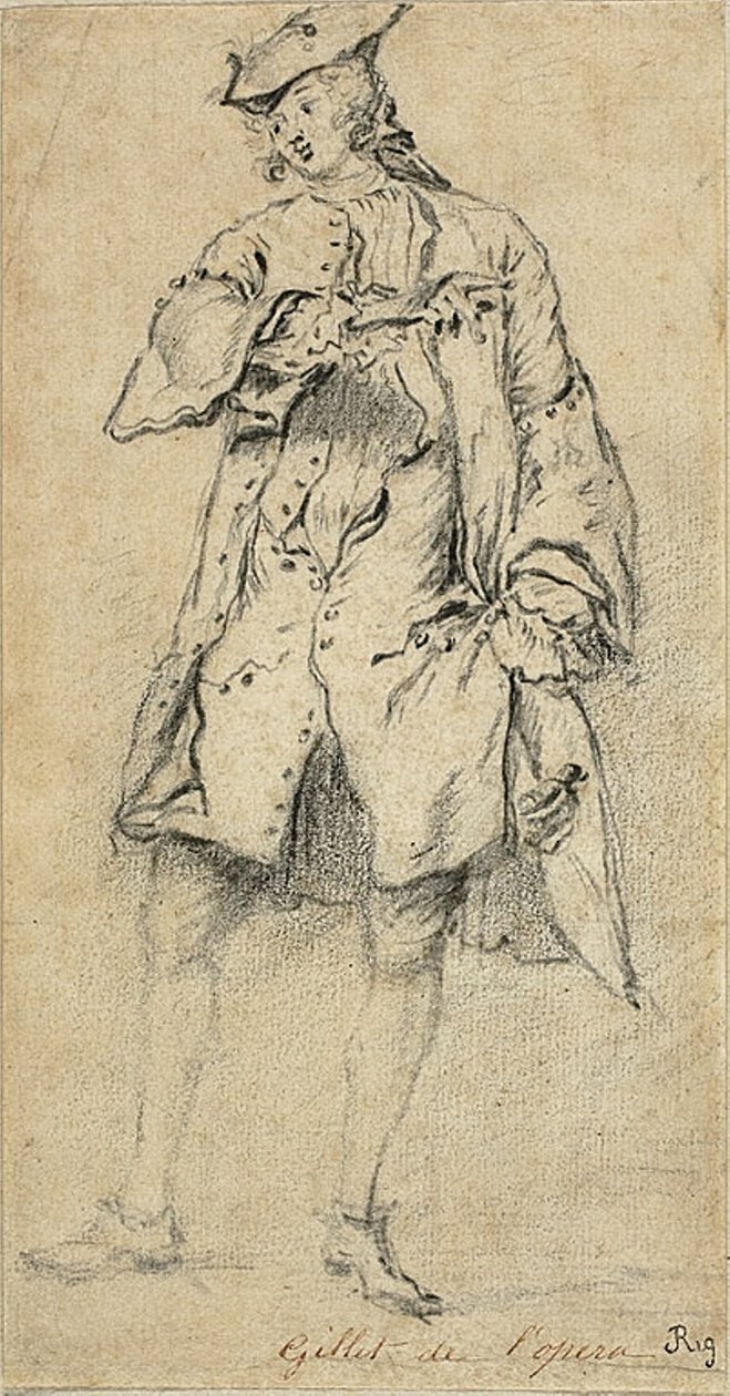 Jeune homme debout - Nicolas Lancret