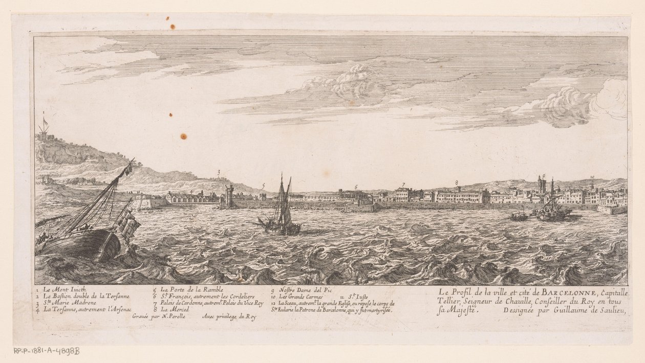 Vue de Barcelone - Nicolas Perelle