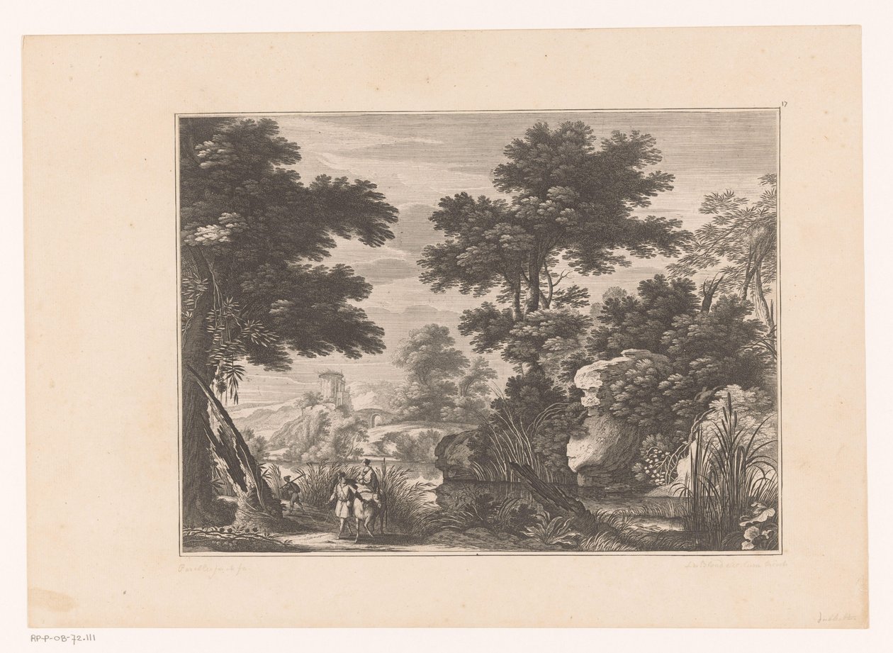 Paysage fluvial avec fuite en Égypte - Nicolas Perelle