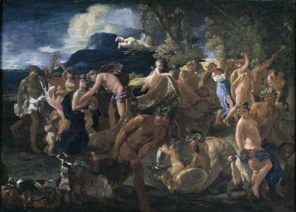 Bacchanale ou Bacchus et Ariane - Nicolas Poussin
