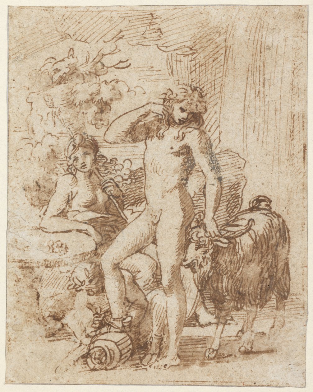 Bacchus et Érigone - Nicolas Poussin