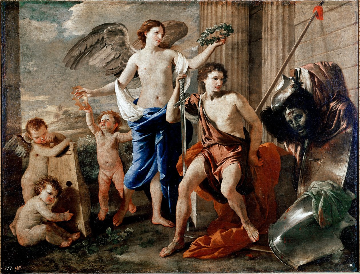 Le triomphe de David - Nicolas Poussin