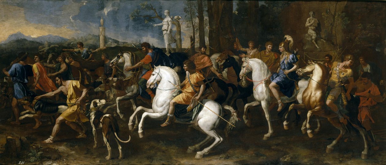 La Chasse de Méléagre et Atalante ou Le Départ pour la chasse - Nicolas Poussin