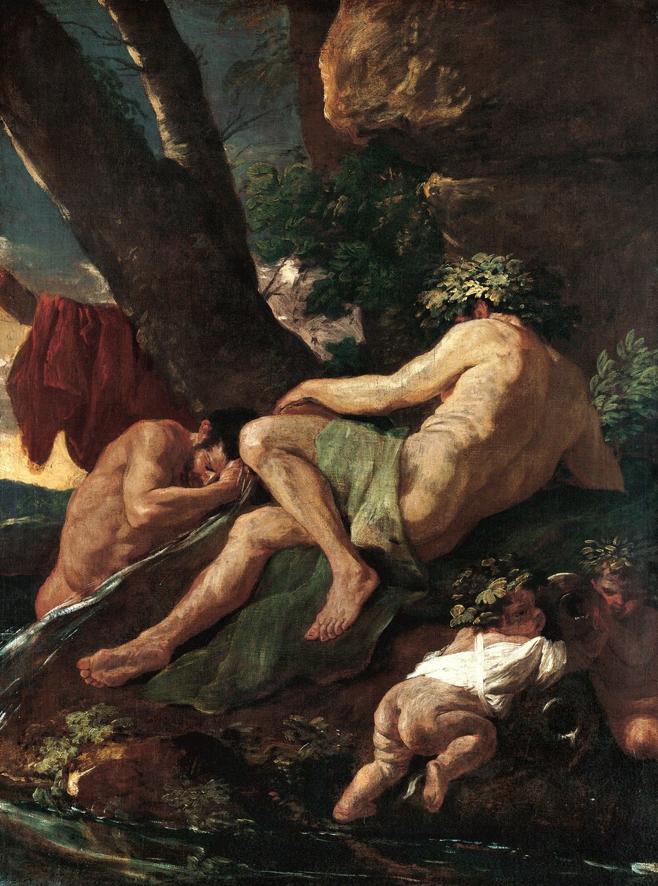 Midas se lavant à la source du Pactole - Nicolas Poussin