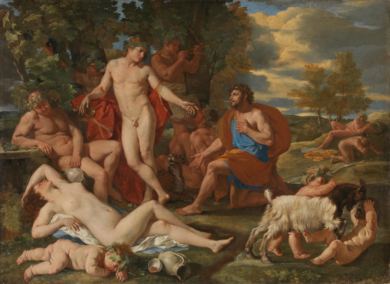Midas et Bacchus - Nicolas Poussin