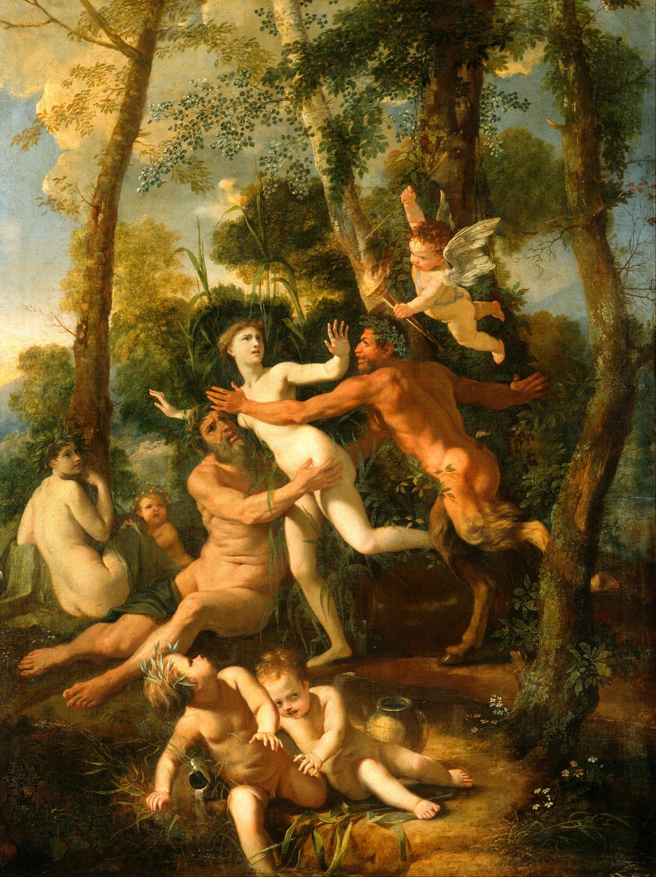 Pan und Syrinx - Nicolas Poussin