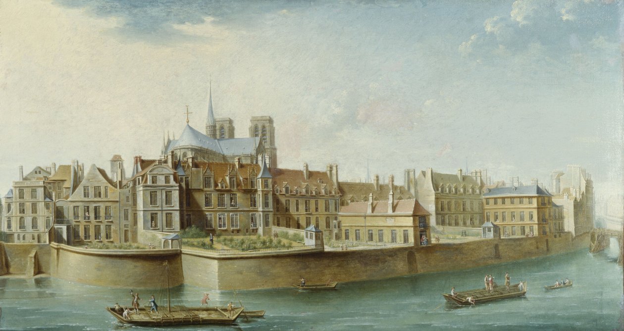 Le Cloître Notre-Dame, vu de l