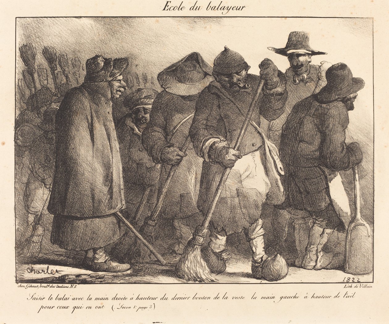 École du balayeur - Nicolas Toussaint Charlet