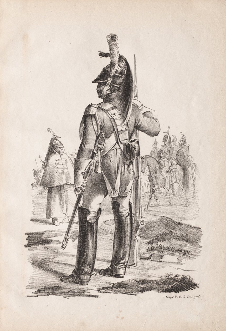 Costumes militaires : Grenadier de la Garde Royale - Nicolas Toussaint Charlet