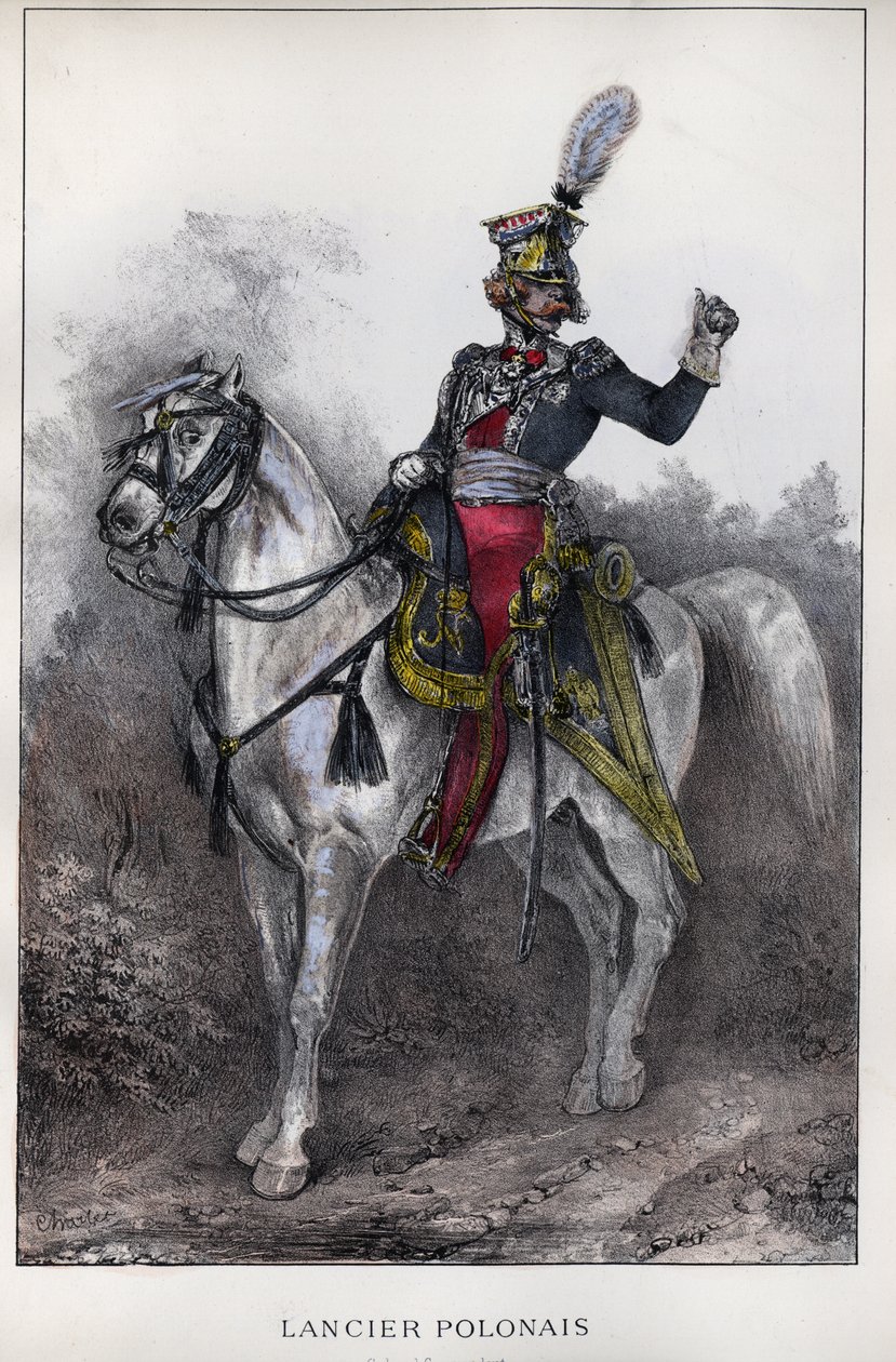 Officier des Lanciers Polonais de la Garde Impériale - Nicolas Toussaint Charlet