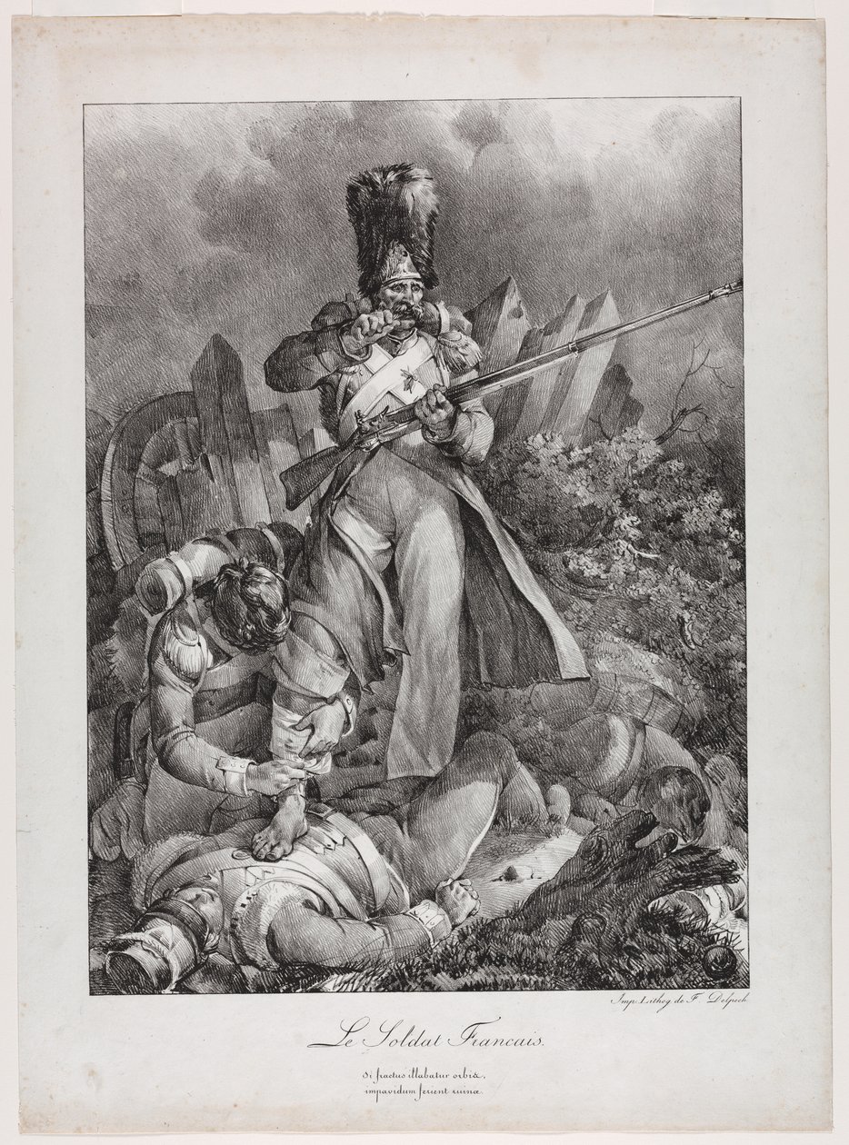 Le Soldat français, 1818 - Nicolas Toussaint Charlet