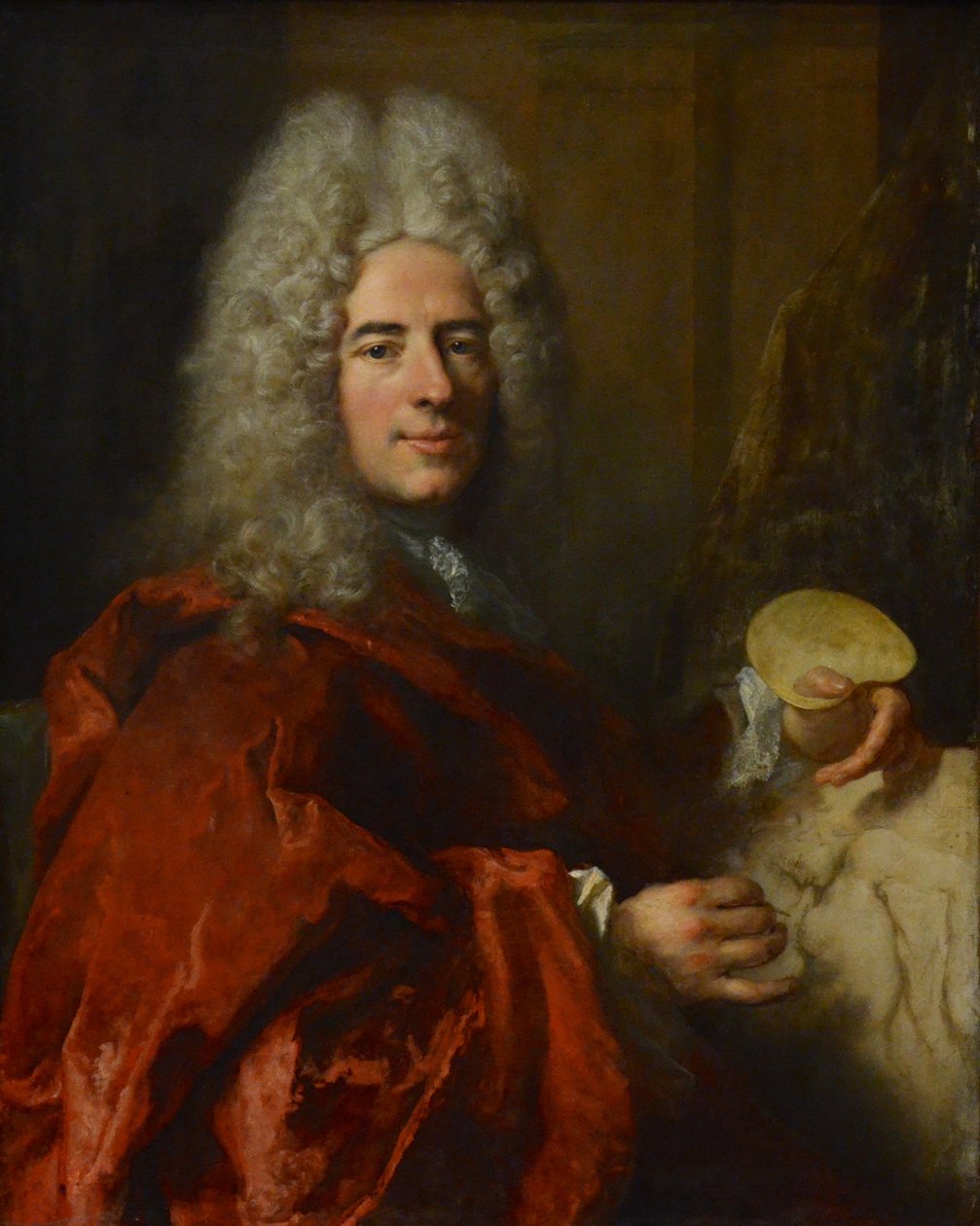 Portrait de Jacques-Antoine Arlaud copiant la Léda de Michel-Ange - Nicolas de Largillière