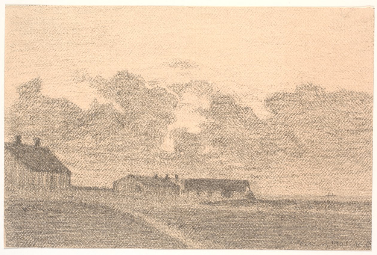 La vieille auberge à Ferring - Niels Jakob Jakobsen Bjerre