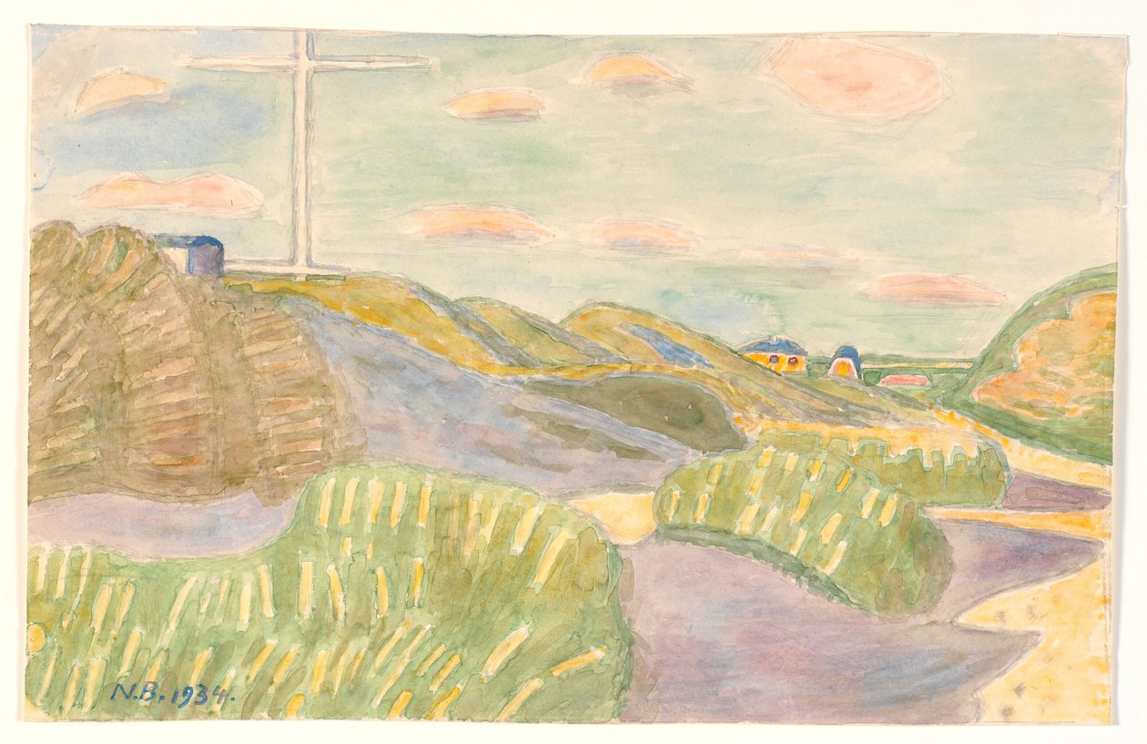 De la falaise de Vejlby. Vue vers l