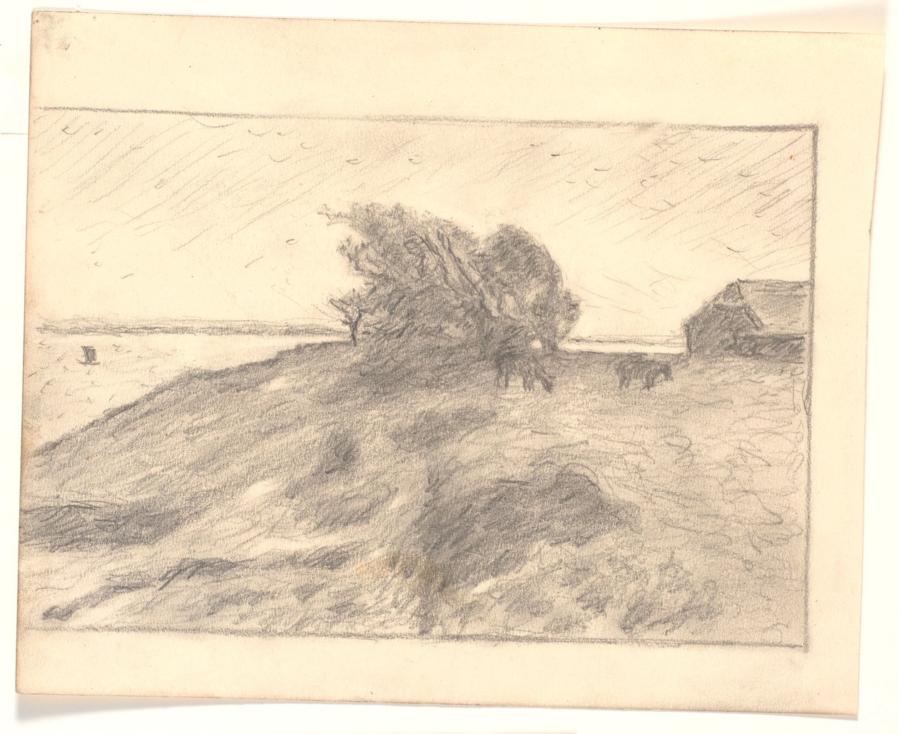 Vue de Vejbjerggaard avec Venø - Niels Jakob Jakobsen Bjerre