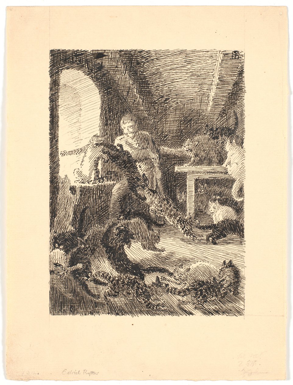 Gabriel rytter et les sorcières - Niels Skovgaard