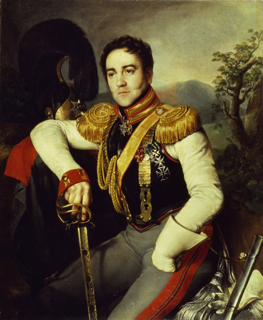 Portrait du comte Vladimir Stepanovich Apraksin - Nikifor Stepanovich Krylov