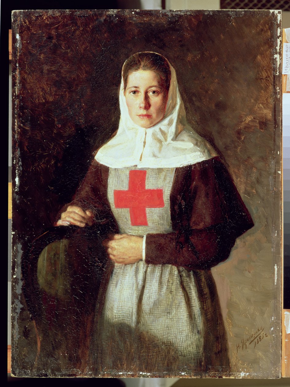 Une infirmière - Nikolai Aleksandrovich Yaroshenko