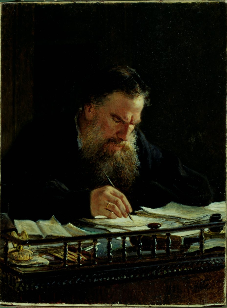 Portrait de Léon Tolstoï - Nikolai Nikolajevitch Gay