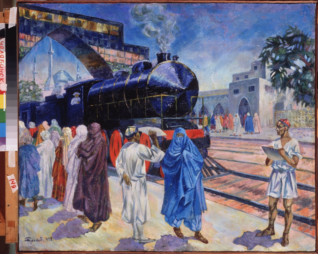 Le premier train - Nikolai Afanasyevich Rusakov