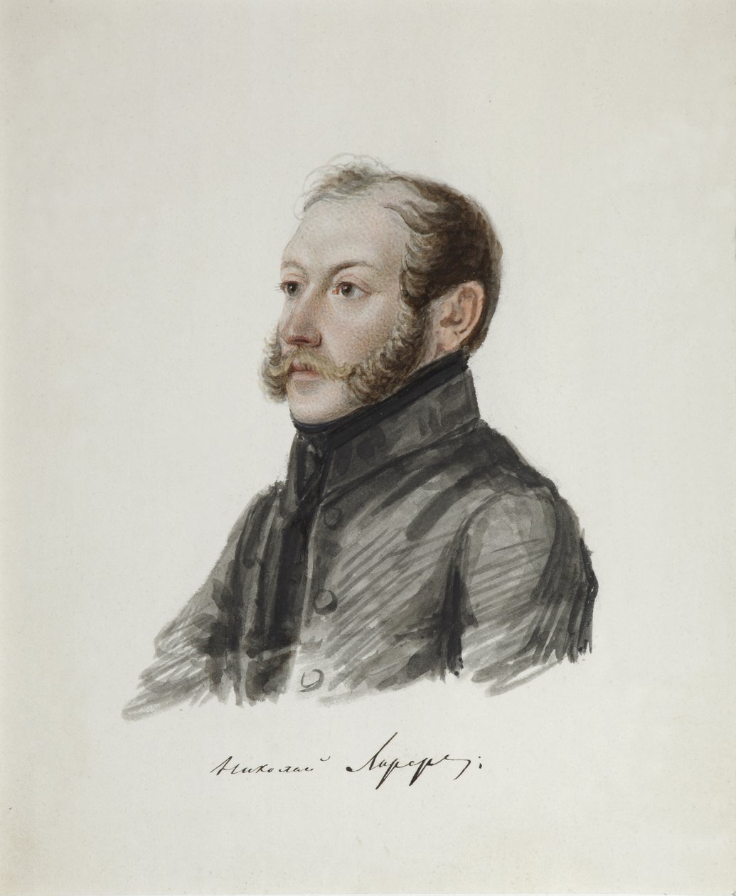 Portrait du décembriste Nikolaï Lorer 1794-1873, 1832-1833 - Nikolai Alexandrovich Bestuzhev
