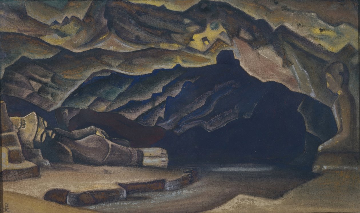 Parinirvana, 1935-1936 - Nikolai Konstantinowitsch Roerich