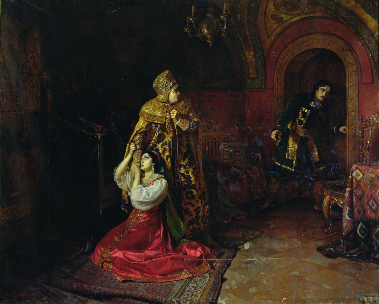 Les derniers instants de la famille Godounov - Nikolai Pavlovich Shakhovskoi