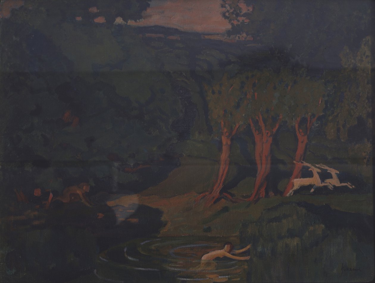 Pan et la nymphe Syrinx - Nikolai Pavlovich Ulyanov